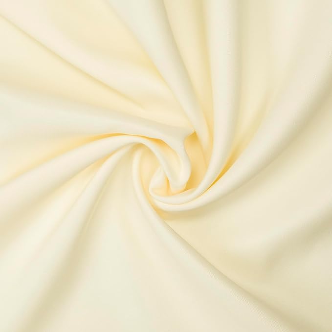 Gee Di Moda Rectangle Tablecloth - 60 x 84 Inch Ivory Table Cloth for 5 Foot Rectangle Tables - Heavy Duty Washable Fabric - for Holiday Party, Dinner, Weddings, Baby Shower & Events