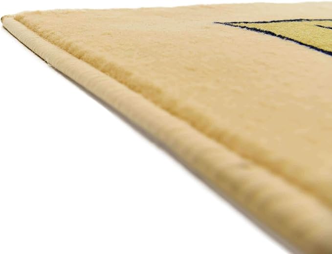 Unique Loom Espahan Collection Area Rug - Cape Cod (9' 10" x 13' 1" Rectangle, Cream/ Black)