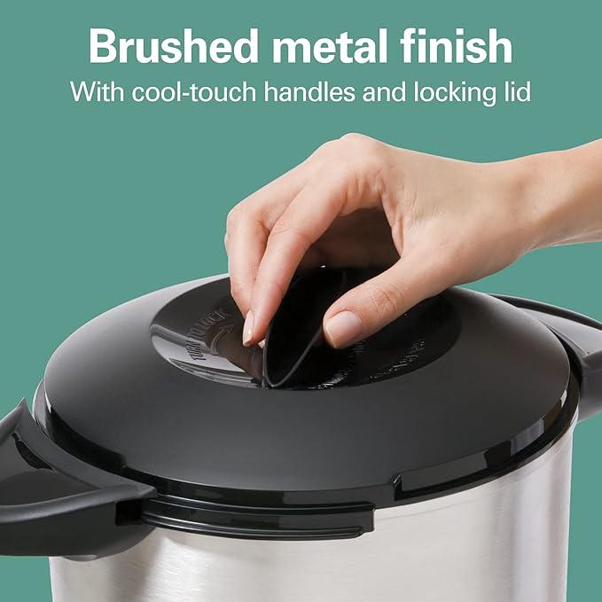 Hamilton Beach 45 Cup Coffee Urn and Hot Beverage Dispenser, Silver (40519)