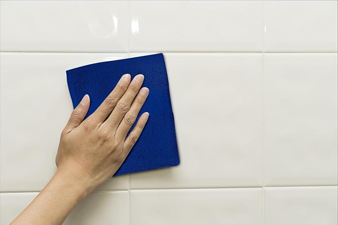 Premium Wash Cloths Pack of 12 (13" x 13") 100% Ring Spun Cotton | Luxury Washcloths | Ultra Soft Face Towels | Highly Absorbent Wash Cloths for face (Royal Blue)