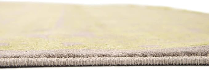 Unique Loom Traditional Classic Intricate Design Distressed Vintage Detail, Area Rug, 9' 0" x 12' 0", Light Green/Gray