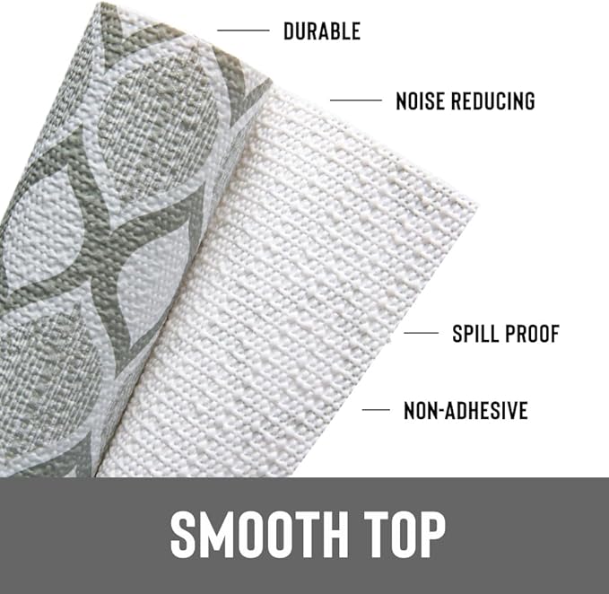 Con-Tact Brand Grip Prints Non-Adhesive Non-Slip Counter Top, Drawer/Shelf Liner, 12" x 20' (Savoy Stone)