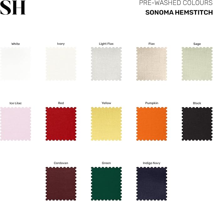 Solino Home Linen Light Flax Tablecloth 70 x 90 Inch - Sonoma Hemstitch, 100% Pure Linen Rectangular Tablecloth - Machine Washable Table Cloth for New Year