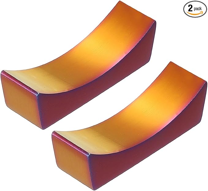 uxcell 2pcs Chopstick Rest, 304 Stainless Steel Chopsticks Holder 2.32" x 0.7" x 0.74", Household Tableware Kitchen Tools for Spoon Fork Teaspoon Dining Tool Rest, Red