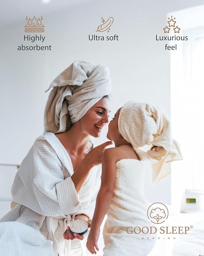 100% Cotton Bath Towels, Pack of 4 Towels for Bathroom, Luxury 700 GSM Bath Towel, Highly Absorbent Bathroom Towel Set, 30 x 60 Inches Large Bath Towels, Super Soft & Quick Dry Towel Set, Navy Blue