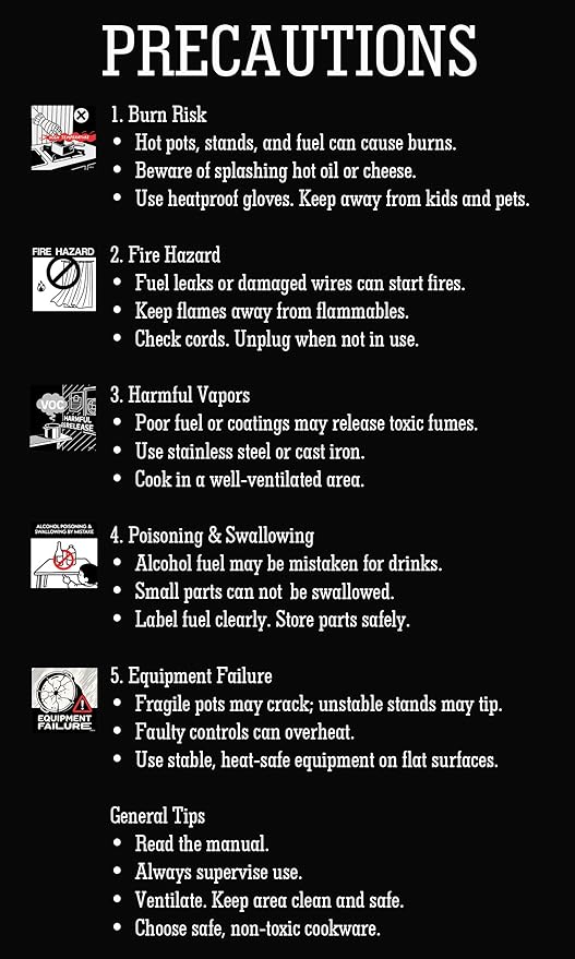 Artestia Swiss Fondue Set – Cast Iron Traditional 2L Cheese & Chocolate Fondue Pot for 4-6 People – Ideal for Melting Cheese, Chocolates, Caramel, & More, Blue