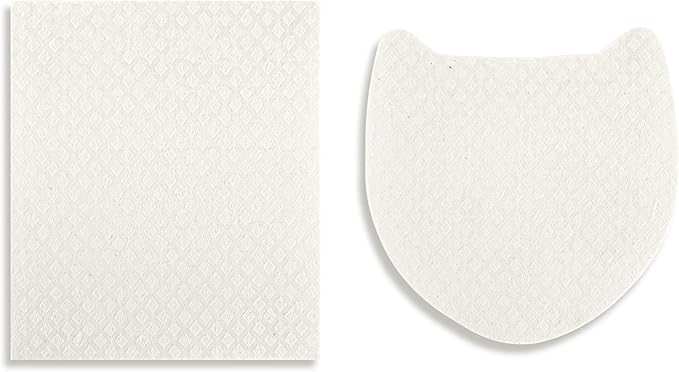 DEMDACO Reusable Biodegradable Kitchen Cleaning Dish Cloth from Design Serving Collection 6 x 7 Inch Cotton Blend Dog Assorted Set of 2