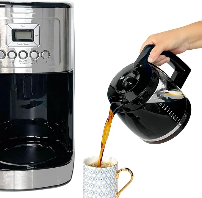 14-Cup Replacement Carafe Compatible with Cuisinart Coffee Maker Models DCC-3200, DCC-3200P1, DCC-2200, DCC-2600, DCC-2800 and CBC-7000PCFR Model# DCC-2200RC