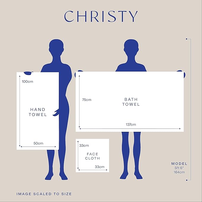 Christy Supreme Hygro 6 Piece Towel Set | Lavender | 100% Luxury Supima Cotton | Ultra Soft | Super Absorbent | 650GSM | 2 Bath Towels 2 Hand Towels 2 Face Cloths