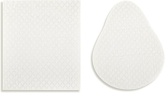 DEMDACO Reusable Biodegradable Kitchen Cleaning Dish Cloth from Design Serving Collection 6 x 7 Inch Cotton Blend Feeling Extra Avocado Assorted Set of 2