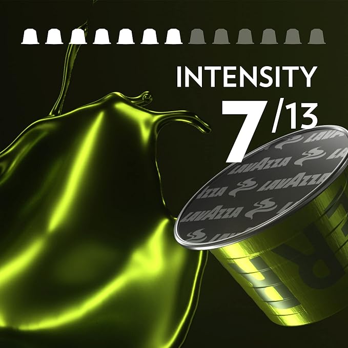 Lavazza ¡Tierra! for Planet Aluminum Capsules Compatible with Nespresso* Original Machines, Medium Espresso Roast, 100% Arabica (60 Capsules)