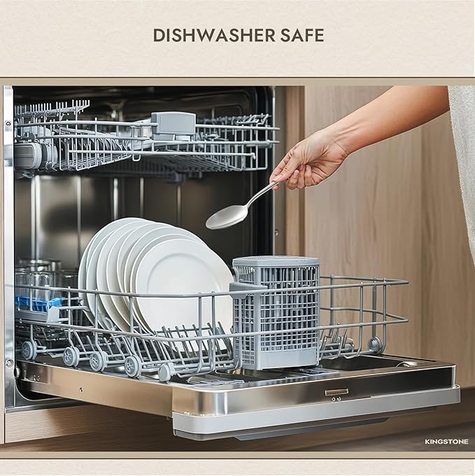 KINGSTONE Dinner Forks Set, 4-Piece Silverware Flatware Cutlery Dessert Forks (8.3-Inch), Forged Food-Grade Stainless Steel, Mirror Finish & Dishwasher Safe, Use for Kitchen, Home, Wedding, Party