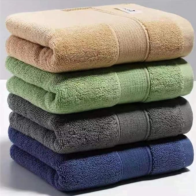 Lchkrep Bathroom Hand Towels (14x30 inch), Home Soft Cotton Super Soft Highly Absorbent Hand Towels for Bath, Hand, Face, Gym and Spa (Beige)