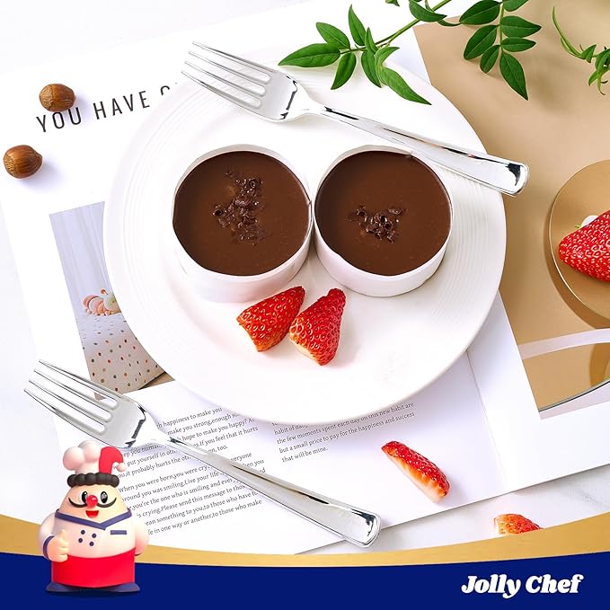 125 Count Silver Plastic Disposable Forks Heavy Duty, 7.28 Inch Heat Resistant Durable Silver Dinner Forks for Parties, Wedding, Daily Events