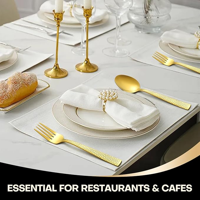 49Pcs Silverware Set with Organizer, Silver Stainless Steel Flatware Set for 8 Cutlery Utensil Sets with Steak Knives, Spoons and Forks Set, Dishwasher Safe