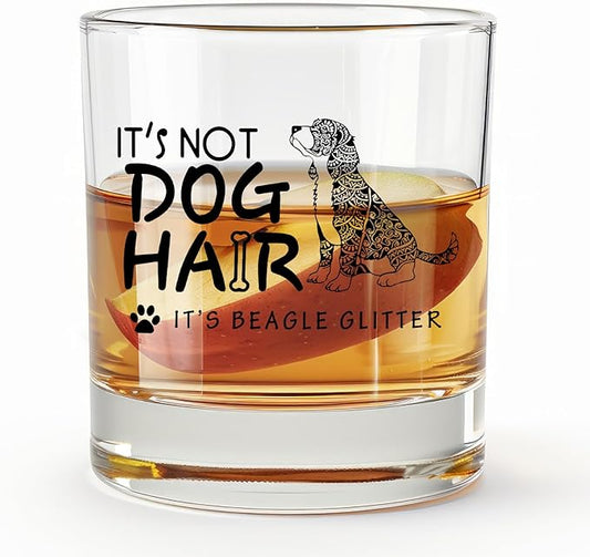 Beagle Gifts Whiskey Glasses 10 oz, Beagle Dad Mom Gifts, Funny Dog Old Fashioned Rocks Glasses Cup for Women Men Drinking Scotch Bourbon Liquor
