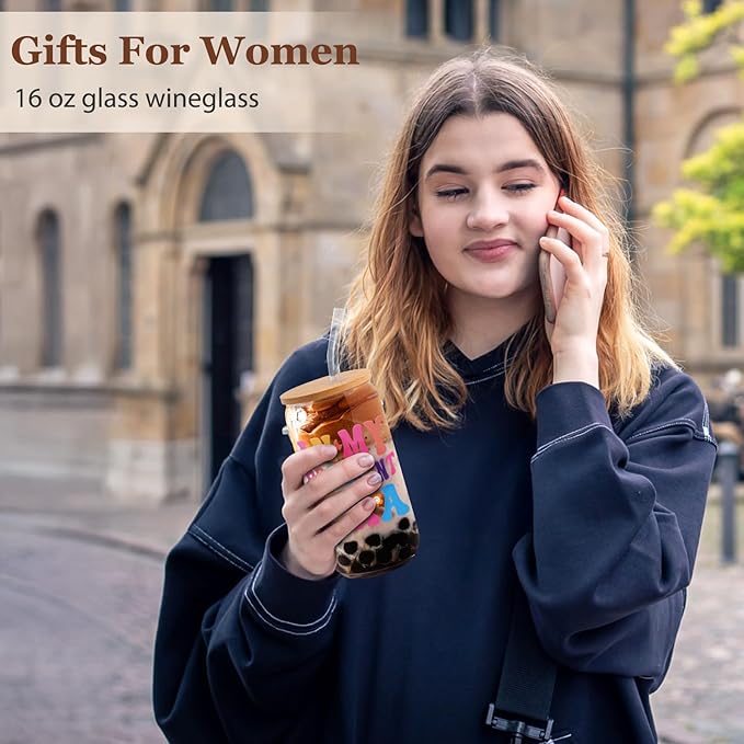 Gifts For New Mom, Pregnancy Era Gift, Christmas Mother's Day Gift, Postpartum Gifts, Expecting After Birth 16 Oz In My Pregnancy Era Coffee Glass