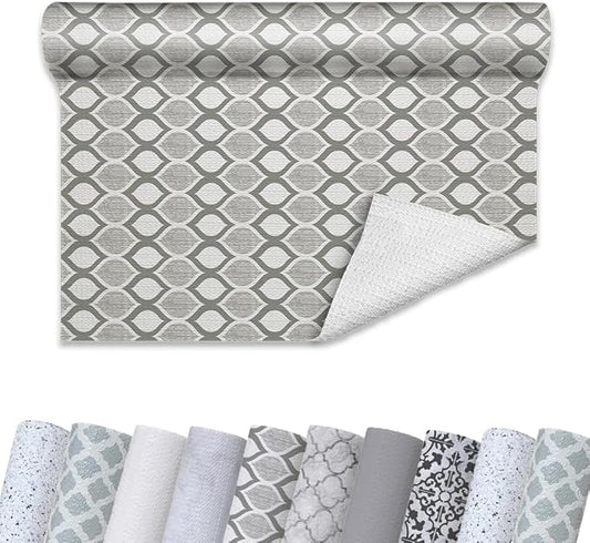 Con-Tact Brand Grip Prints Non-Adhesive Non-Slip Counter Top, Drawer/Shelf Liner, 12" x 20' (Savoy Stone)