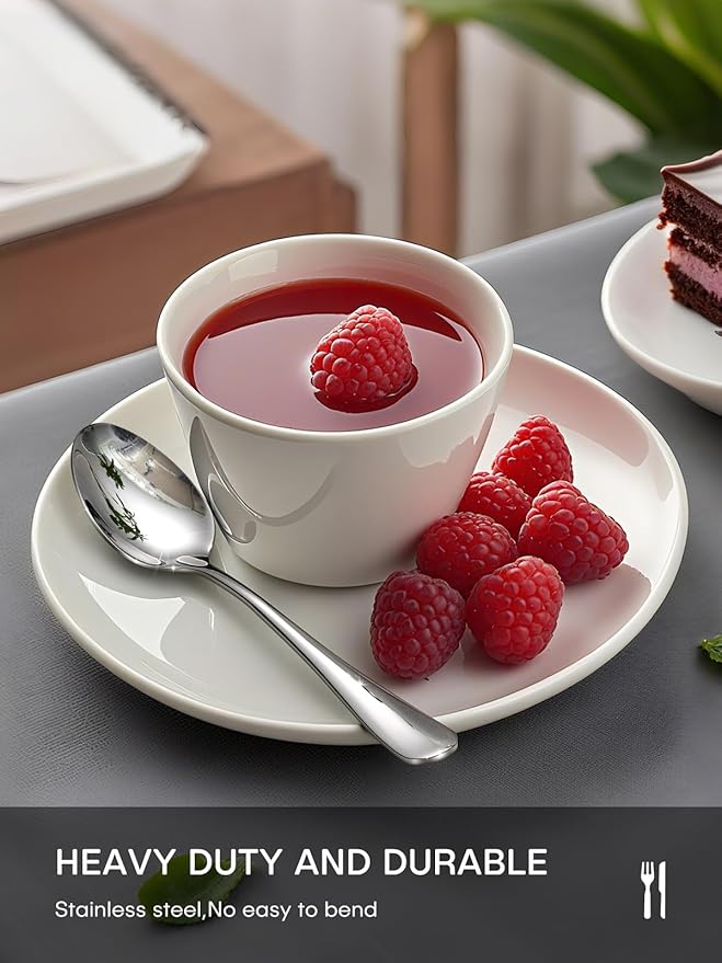 Silverware Set, 30-Piece Flatware Set for 6 Include Forks Spoons Knives Stainless Steel Utensil Set, Mirror Polished Dishwasher Safe Tableware Cutlery Set for Home, Restaurant, Party, Wedding