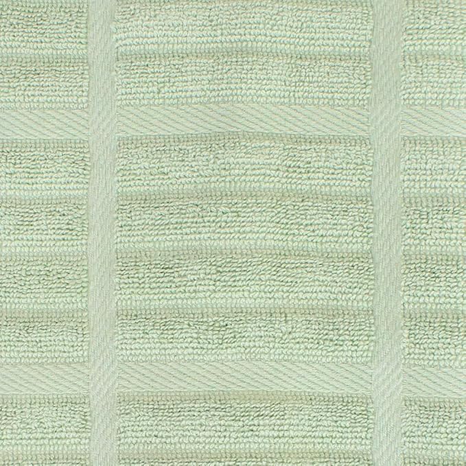 All-Clad Solid & Coordinate Kitchen Towels: Highly Absorbent, Super Soft Long Lasting 100% Cotton, 17" x 30" Tea Towels for Cleaning & Drying Dishes, Pans, Glassware, Countertops, 4-Pack, Fennel
