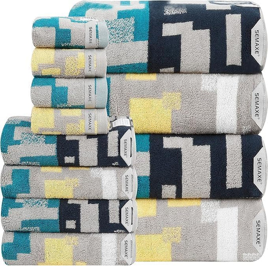 SEMAXE Towel 100% Cotton Towel for Bathroom, Bath Towel, Hand Towel, Washcloth
