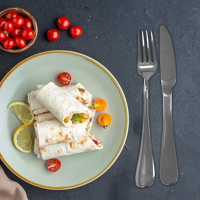 Aafeen 20 Piece Silverware Flatware Cutlery Set | 18/10 Stainless Steel Flatware Set For 4 | Heavy Duty, Durable, Rust Proof Mirror Polished, Elegant Tableware (1.17)