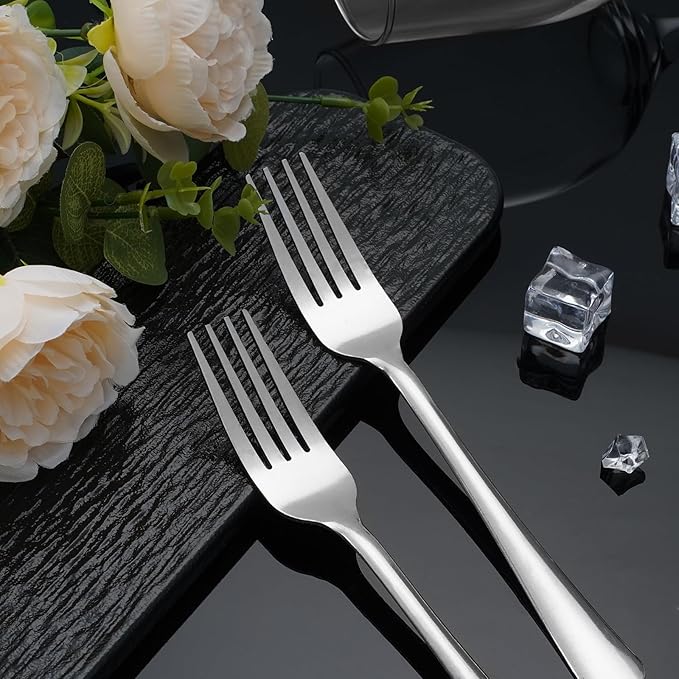 36 PCS Dinner Fork Set - Windsor Stainless Steel Silverware Fork 7.1 Inch with Dishwasher Safe Flatware Forks for 36,Table Forks for Home,Kitchen or Restaurant