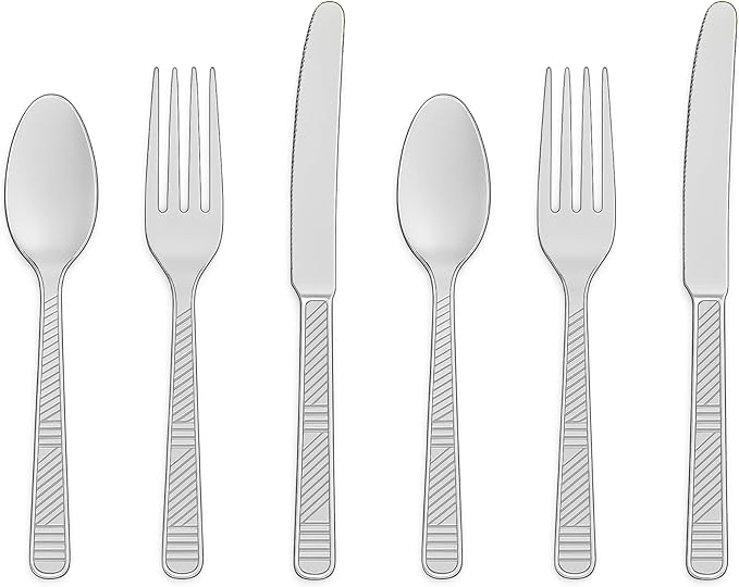 Party Dimensions 300 Count Plastic Cutlery Combo Box, Disposable Clear Plastic Silverware Utensils Set, 100 Forks, 100 spoons, 100 knives