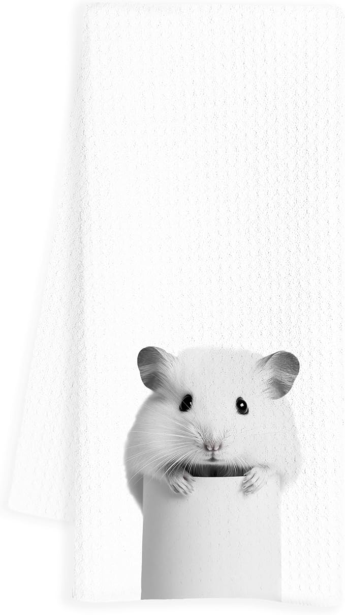 Hamster Hand Towels for Bathroom, Hamsters Bathroom Hand Towels, Funny Hand Towels, Hamster Bathroom Decor, Hamster Gifts for Women, 16x24 Inch