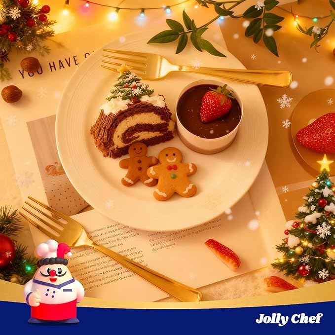 125 Count Gold Plastic Disposable Forks Heavy Duty, 7.28 Inch Heat Resistant Durable Gold Dinner Forks for Parties, Wedding, Daily Events