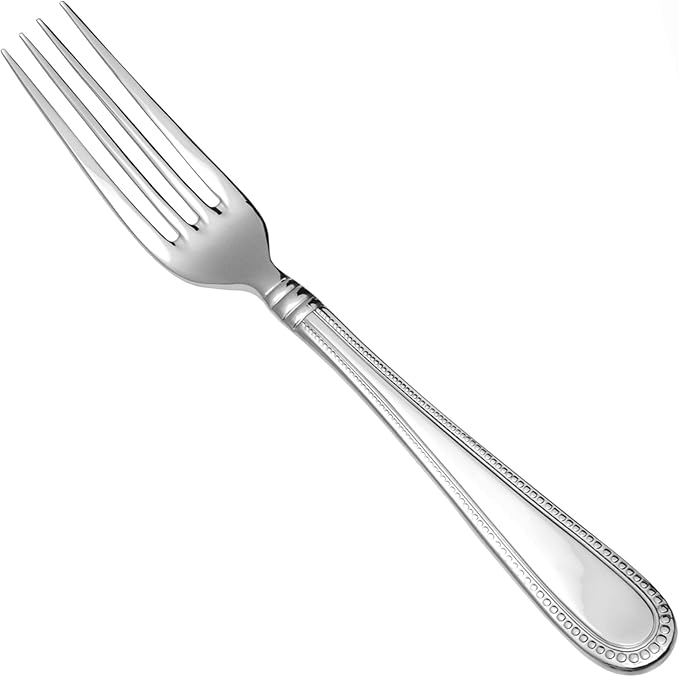 Fortessa Caviar 18/10 Stainless Steel Flatware Salad/Dessert Fork, Set of 12