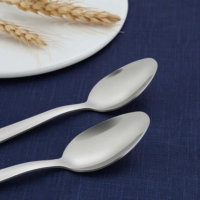 36-Piece Tea Spoons Set - 5.9" Stainless Steel Tea Spoon Silverware, Durable Small Spoons, Cost-effective Teaspoon Set of 36 for Home Kitchen Restaurant - Mirror Polished, Dishwasher Safe