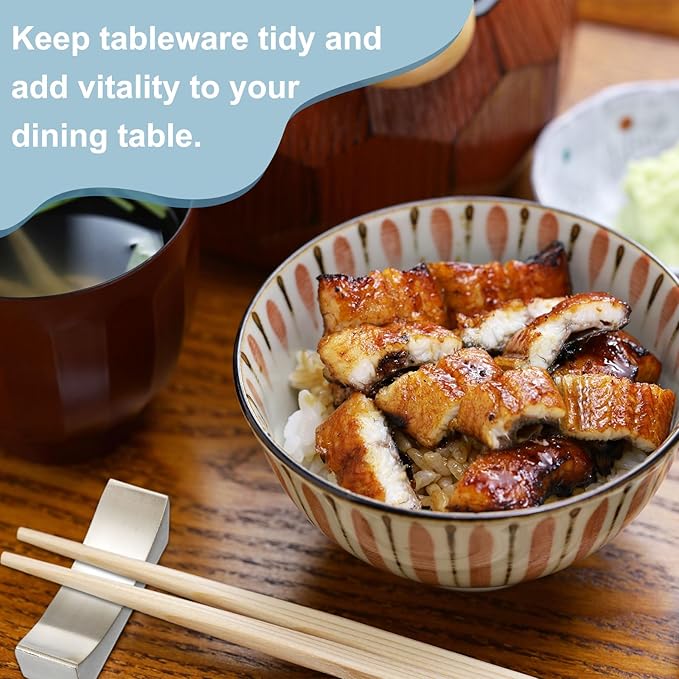 uxcell 2pcs Chopstick Rest, 304 Stainless Steel Chopsticks Holder 2.32" x 0.7" x 0.74", Household Tableware Kitchen Tools for Spoon Fork Teaspoon Dining Tool Rest, Purple