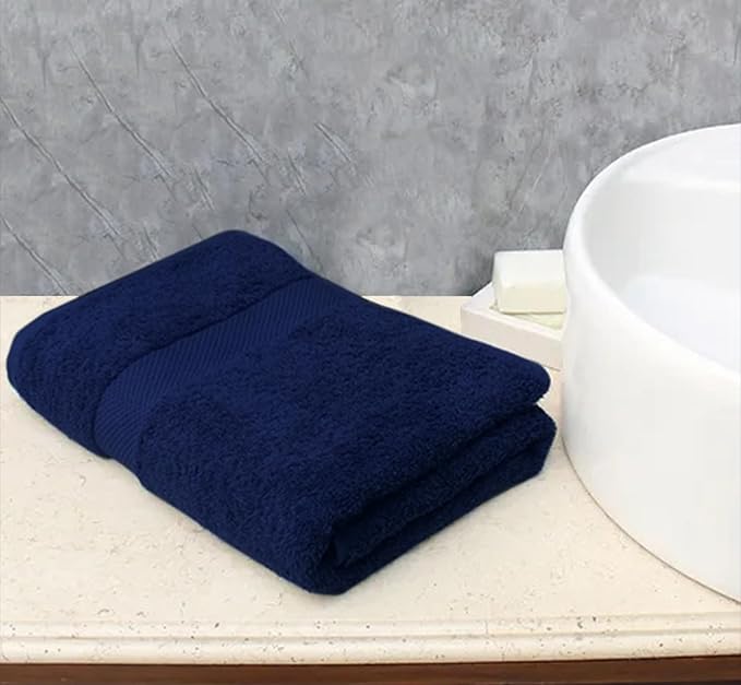 Delara 100% Organic Cotton Towels 650 GSM Plush Feather Touch Quick Dry Hand Towel, Pack of 6 GOTS Certified, Oeko-Tex Green Certified, Organic Cotton Hand Towel, 20"X30"