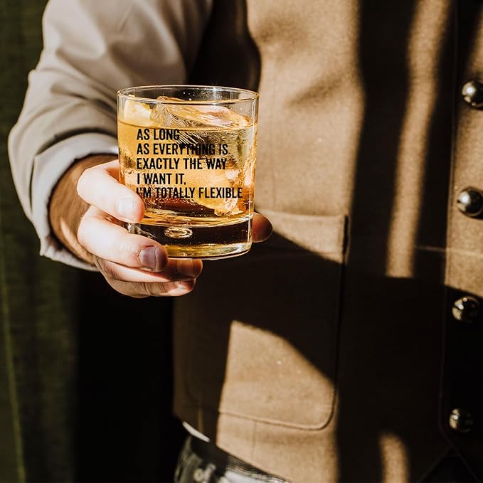 Coworker Sarcastic Gifts Whiskey Glasses 10 oz, Funny Gifts for Adults Coworkers, Funny Old Fashioned Rocks Glasses Cup for Women Men Drinking Scotch Bourbon Liquor