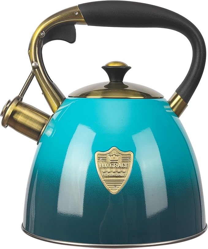 Tea Kettle -2.9 Quart Tea Kettles Stovetop Whistling Teapot Stainless Steel Tea Pots for Stove Top Whistle Tea Pot