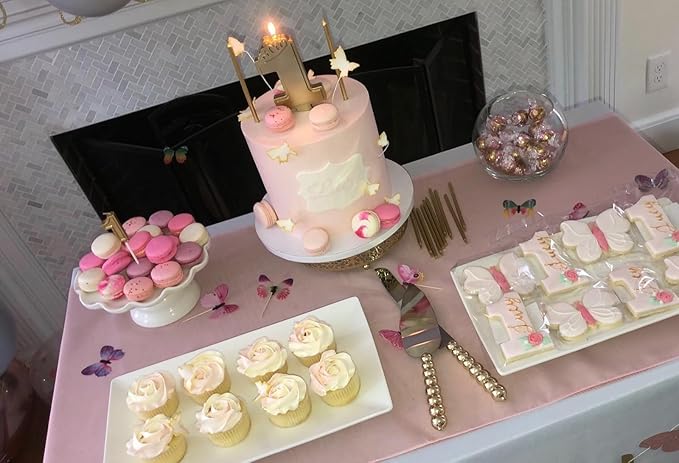 Homi styles wedding cake knife and server set | Elegant Gold Color With Beaded Handles & Premium 420 Stainless Steel Blades | Cake & Pie Serving Set For Wedding Cake,cake cutter Gift