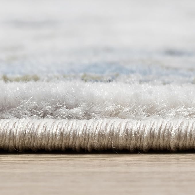 Well Woven Indira Elysium Vintage Panel Ivory 5x7 (5'3" x 7'3") Area Rug | Heritage-Inspired, Soft & Durable, Easy to Clean for Living Room, Bedroom, Dining Room