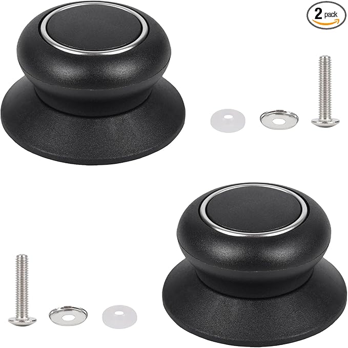 Pot Lid Knob Easy Lnstallation Sturdy Cover Knobs Universal Pot Lid Handle Pot Kitchen Replacement Cookware Lidreplacement Pot Cover Heat Resistant and Prevent Static Replacement Knob