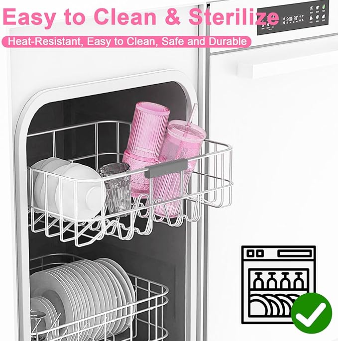 Glass Cups with Lids and Glass Straws, High Borosilicate 20OZ Pink Tumblers (2Pcs) for Coffee, Tea, Juice, Smoothies, Hot & Cold Drinks at Home/Office