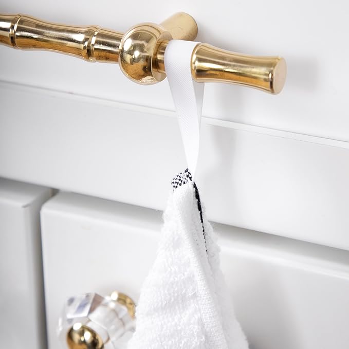 All-Clad Checked Kitchen Towel: Highly Absorbent, Super Soft Long Lasting - 100% Cotton, 17"x30" Tea Towel for Cleaning & Drying Dishes, Pans, Glassware, or Countertops, (1-Pack), Black