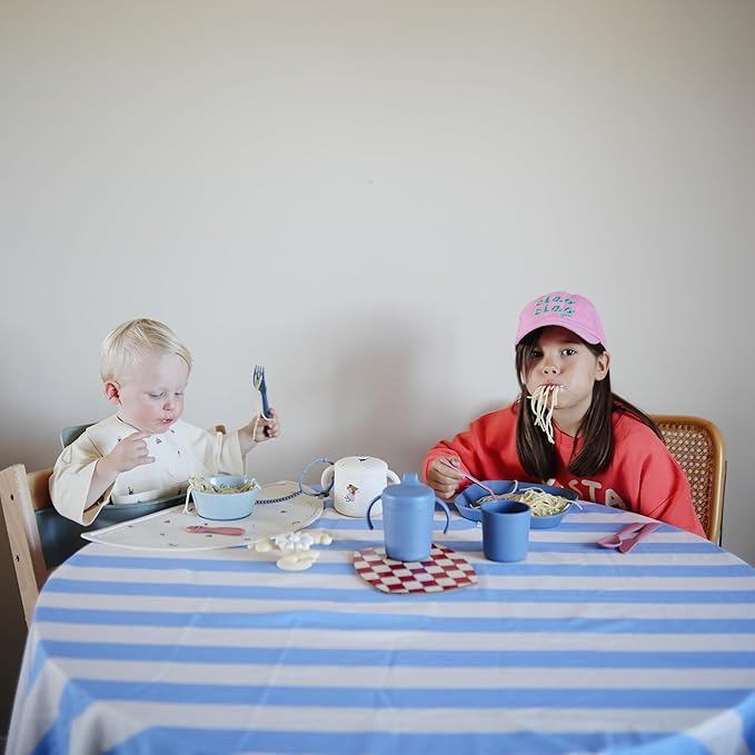 mushie Dinnerware Cups For Kids | Made in Denmark, Set of 2 (Dusty Rose)