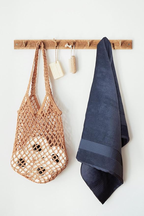 Milara Turkish Super-Plush Bath Towels Set 2-Piece | Premium Cotton Bath Towel Set Absorbent, Durable with Hanging Loops | Anthracite (Dark Gray) Turkish Bath Towels, (27 x 54 Inches)