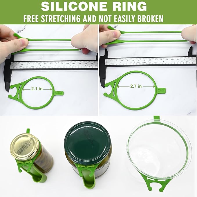 2 Pack Pickle Fork Pickle Grabber Tool-Pickle Picker for the jar Green, 6.7x2.9x1.2 inch, ZL113