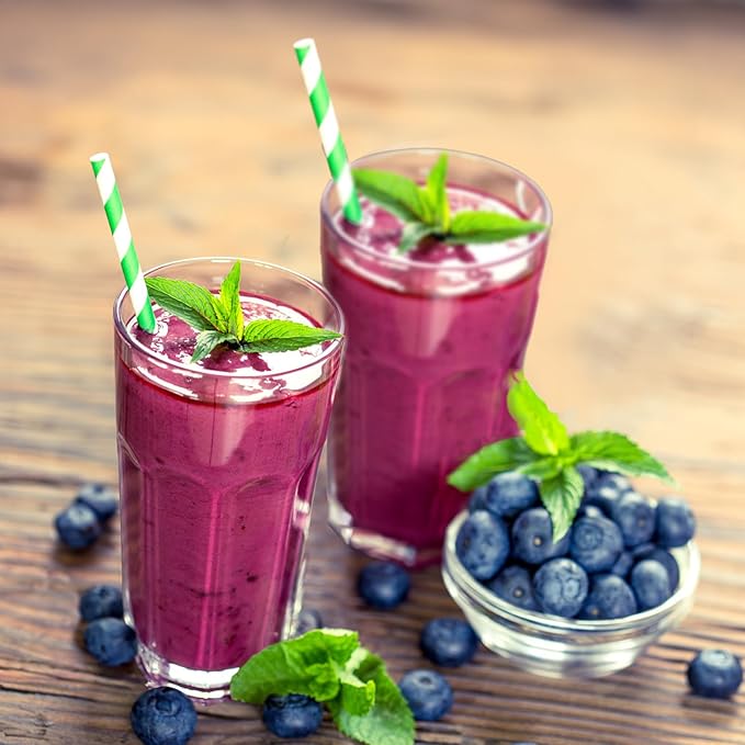 Yopay Set of 8 Highball Drinking Glasses, 12oz Lead-Free Tempered Water Glasses Thick Heavy Base, Clear Iced Hot Tea Glassware for Cocktail, Juice, Milkshake, Soda Beer Tumbler Cup