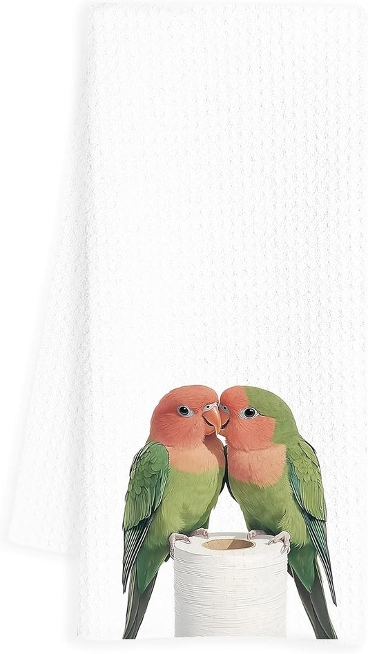 Parrot Hand Towels, 16x24 Inch, Microfiber, Parrot Color