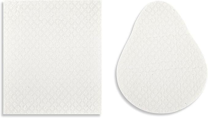 DEMDACO Reusable Biodegradable Kitchen Cleaning Dish Cloth from Design Serving Collection 6 x 7 Inch Cotton Blend Pear Assorted Set of 2