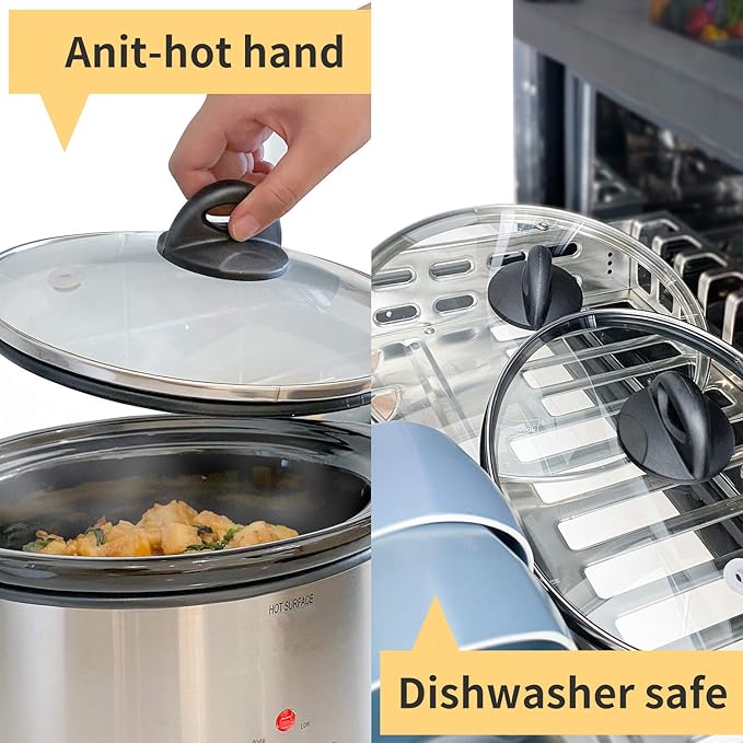 Pot Lid Top Replacement Knob Sector Style. Kitchen Cookware Universal Replacement Pan Lid Holding Handles.