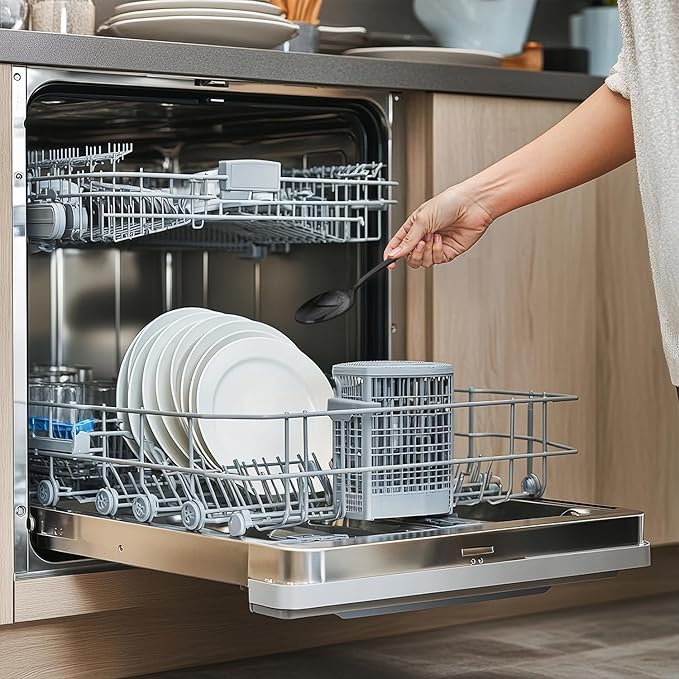 KINGSTONE 60 Piece Teardrop Silverware Set for 12, 18/10 Stainless Steel Flatware Set, Modern Design Cutlery Set for Home/Hotel/Wedding,Mirror Polished and Dishwasher Safe, Black