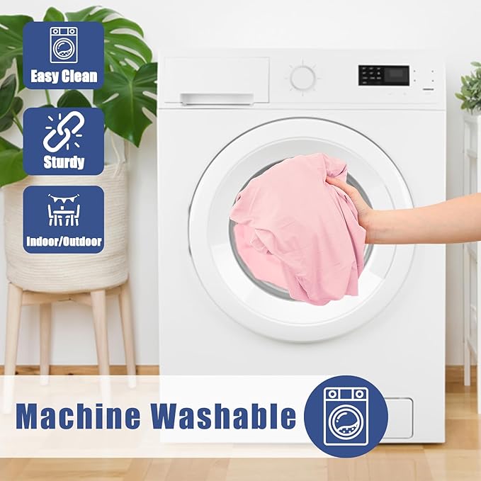 Round Spandex Tablecloth, Elastic Fitted Waterproof Tablecloths for 25"-30" Tables, Stretch Washable Picnic Table Cover for Camping, Dining, Indoor and Outdoor, Pink